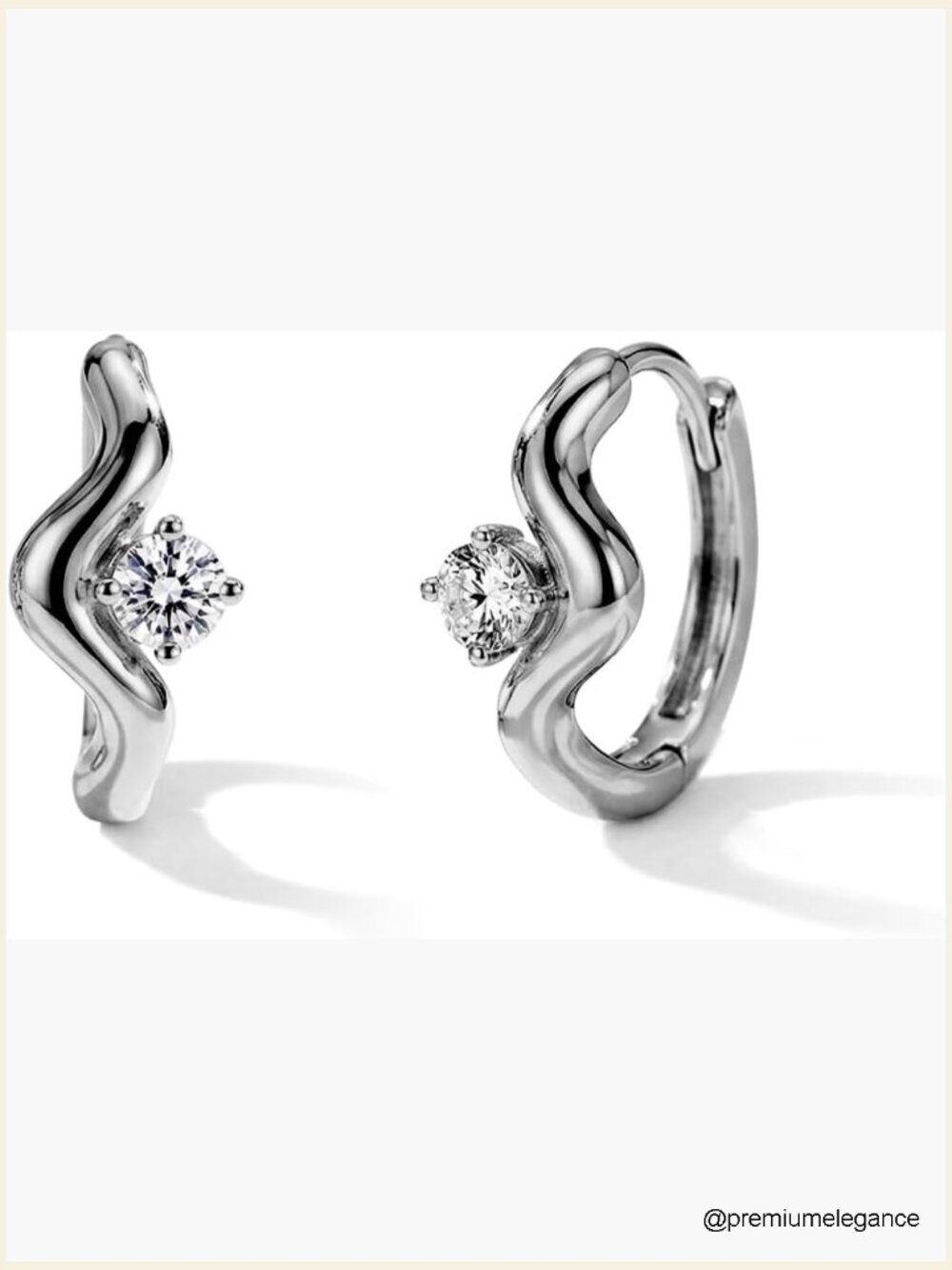 Dainty Huggie Hoop Earrings Stackable CZ Lightweight Multiple Piercing Gold